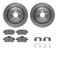 R1 15-17 Mercedes-Benz CLS400 Front Drilled Black Brake Rotor