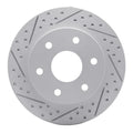 DFC 21-25 Jeep Grand Wagoneer Rear Left Drilled & Slotted Geoperformance Rotor