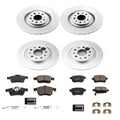 Power Stop 14-19 Fiat 500L Front & Rear Z23 Evolution Sport Coated Brake Kit
