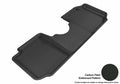 3D MAXpider 2014-2019 Fiat 500L Kagu 2nd Row Floormats - Black