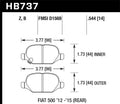 Hawk Performance auto part detail