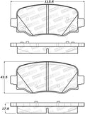 Street Brake Pads w/Shims and Hardware