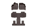 WeatherTech Cocoa Front and Rear Floorliners Fits -20-23 Traverse 471228-1-2
