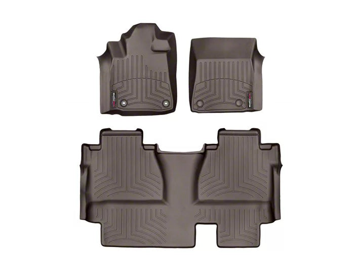 WeatherTech Cocoa Front and Rear Floorliners Fits -20-19 Tundra 474081-470939