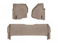 WeatherTech Tan Front and Rear Floorliners Fits -20-16 F-250 F-350 F-450 F-550 455841-453052