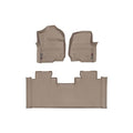 WeatherTech Tan Front and Rear Floorliners Fits -20-24 F-250 F-350 F-450 F-550 4510121-456975