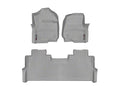 ~(13 lbs. 30X25X5)~ ***Discontinued***Grey Front and Rear Floorliners Ford F-250/F-350/F-450/F-550 2017 + Crew Cab with no floor-mounted 4x4 shifter