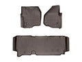 WeatherTech Cocoa Front and Rear Floorliners Fits -20-16 F-250 F-350 F-450 F-550 474331-473053