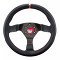 Sparco Steering Wheel R383 Champion Black Leather / Black Stitching