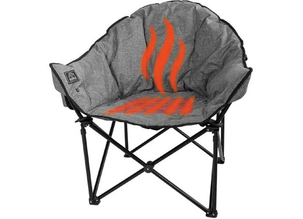 LAZY BEAR BLUE TOOTH HEATED CHAIR; HEATHER GREY