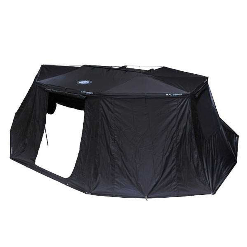Overland Vehicle Systems XD Nomadic 270 - Awning Wall 3 W Black Out Passenger Side Black Body Black Trim W Storage Bag