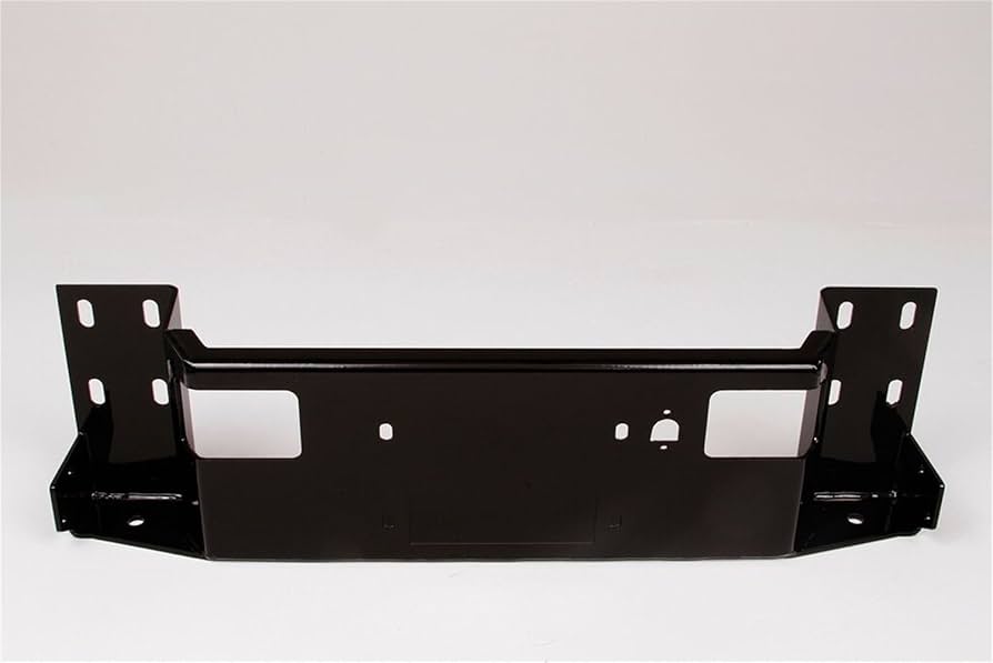ELITE RANCH WINCH TRAY (FITS ALL FULL SIZE ELITE FRONT BUMPERS) MATTE BLACK