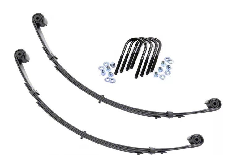 Front Leaf Springs Military Wrap 4 Lift Pair Jeep Wrangler YJ (87-95)