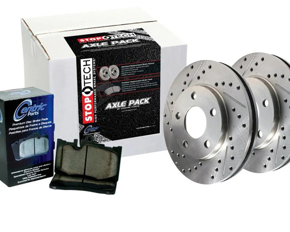 Select Sport Axle Pack, Drilled & Slotted, Rear