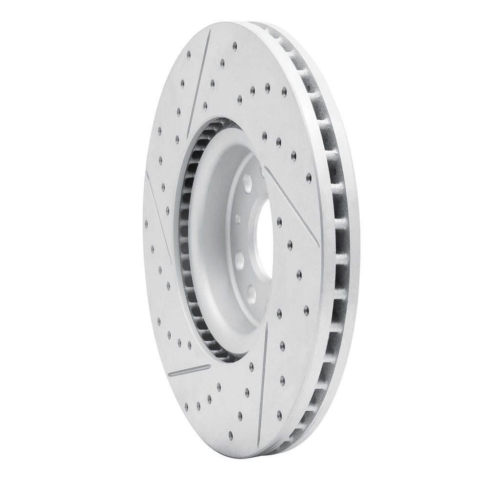 DFC 18-25 Volkswagen Atlas Front Right Drilled & Slotted Geoperformance Rotor