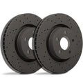 Hawk Talon 2002 Acura RSX Base Drilled and Slotted Front Brake Rotor Set