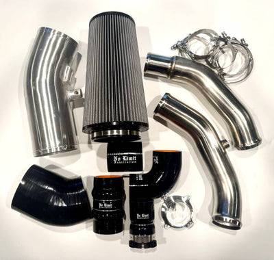 No Limit Fab black charge pipe