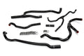 HPS Performance Black Reinforced Silicone Heater Hose Kit Coolant for Chevy 16-17 Camaro SS Coupe 6.2L V8