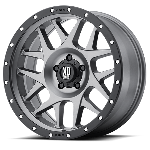 Wheel Pros XD XD127 16X7 5X4.5 M-GRAY BLK RING 35MM XD12767012435
