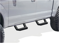 0718 WRANGLER BLACK LD STEP PAIR FRONT DOORS ONLY ALL STYLES