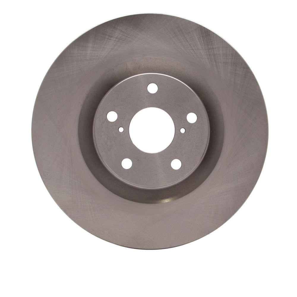 R1 09-11 Lexus IS350 Left Front Drilled & Slotted Black Brake Rotor