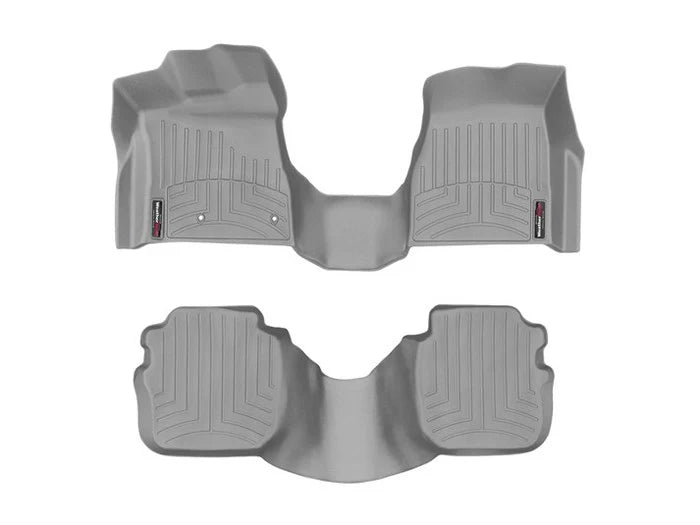 WeatherTech Grey Front and Rear Floorliners - Over The Hump Fits -20-11 Town Car 46683-1-2