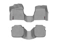 WeatherTech Grey Front and Rear Floorliners - Over The Hump Fits -20-11 Town Car 46683-1-2