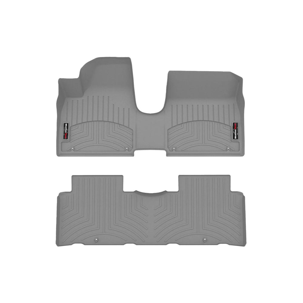 WeatherTech Grey Front and Rear Floorliners - Over The Hump Fits -22-26 Ioniq 5 461720-1-3