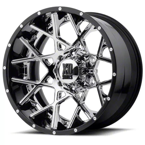 XD203 20X10 6X5.5 CHR BLK MILL LP -18MM