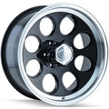 ~(29 lbs. 19X19X10)~ 171 (171) BLACK/MACHINED LIP 17X9 5-139.7 0MM 108MM