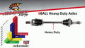 All Balls Racing 16-18 Can-Am Maverick 1000R XC 8 Ball Axle Front Left