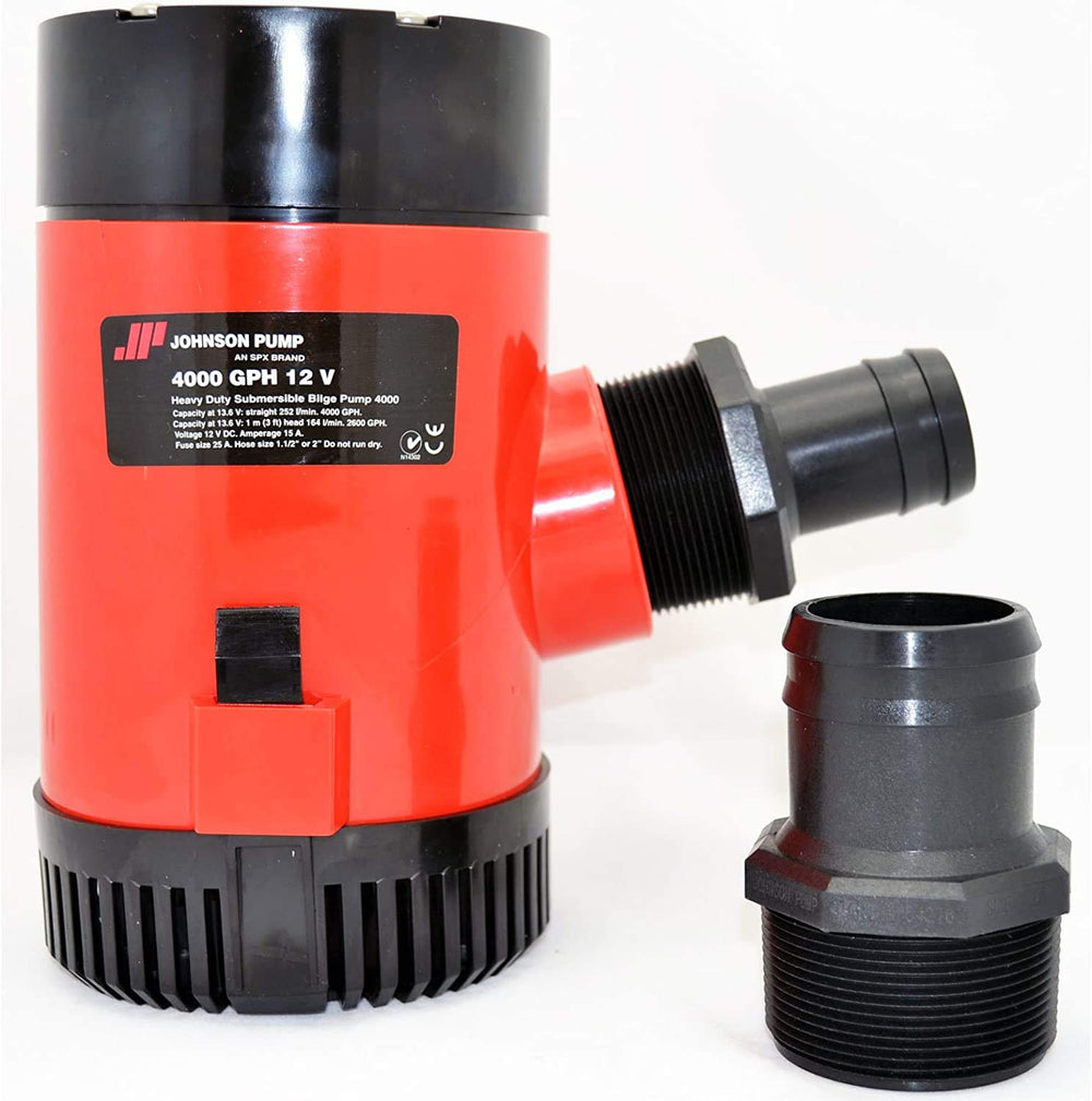 HD BILGE PUMP,4000GPH,12V,NO SWITCH