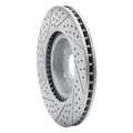 R1 08-17 Cadillac Cts Front Right Drilled & Slotted Geoperformance Rotor