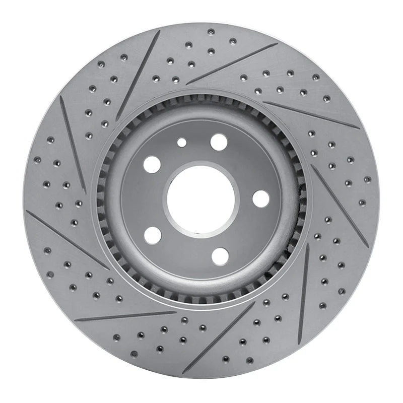 R1 08-17 Cadillac Cts Front Right Drilled & Slotted Geoperformance Rotor