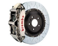 Brembo 12-18 A6 3.0T/12-18 A7 3.0T Fr GTR BBK 6 Pist Billet 380x34 2pc Rotor Slotted Type3- Nickel