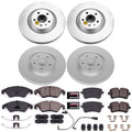 Power Stop 14-18 Audi A6 Front & Rear Z23 Evolution Sport Coated Brake Kit