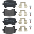Brembo 2015 Volkswagen Tiguan/CC/Passat/ Audi Q3 QuattroRear Low-Met Brake Pad