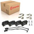 Brembo 11-16 Audi A8 Quattro/13-18 S8 Rear Premium Low-Met OE Equivalent Pad