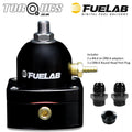 Fuelab 515 Carb Adjustable FPR 4-12 PSI (2) -6AN In (1) -6AN Return - Black