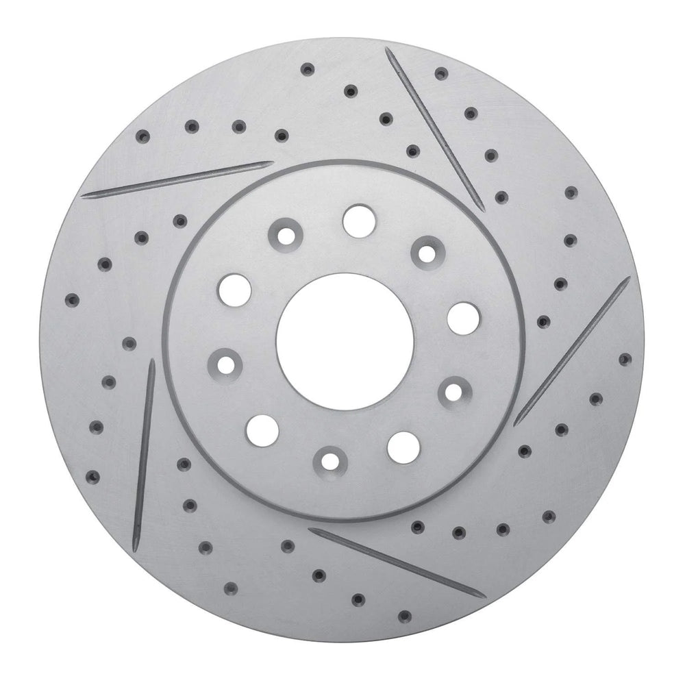 DFC 14-20 Cadillac Cts Front Right Drilled & Slotted Geoperformance Rotor