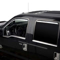 Putco 05-08 Hyundai Tucson (Set of 4) - Tape On Install Element Chrome Window Visors