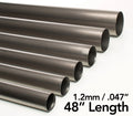 Ticon Industries 2.5in Diameter x 48in Length 1.2mm/.047in Wall Thickness Titanium Tube