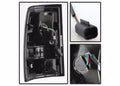 Spyder Dodge Ram 1500 13-14 13-14 LED Tail Lights LED Model only - Blk Smke ALT-YD-DRAM13-LED-BSM