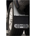 1421 TUNDRA REAR 2 PC MUD SKINS SOLID BRUSHED STAINLESS STEEL
