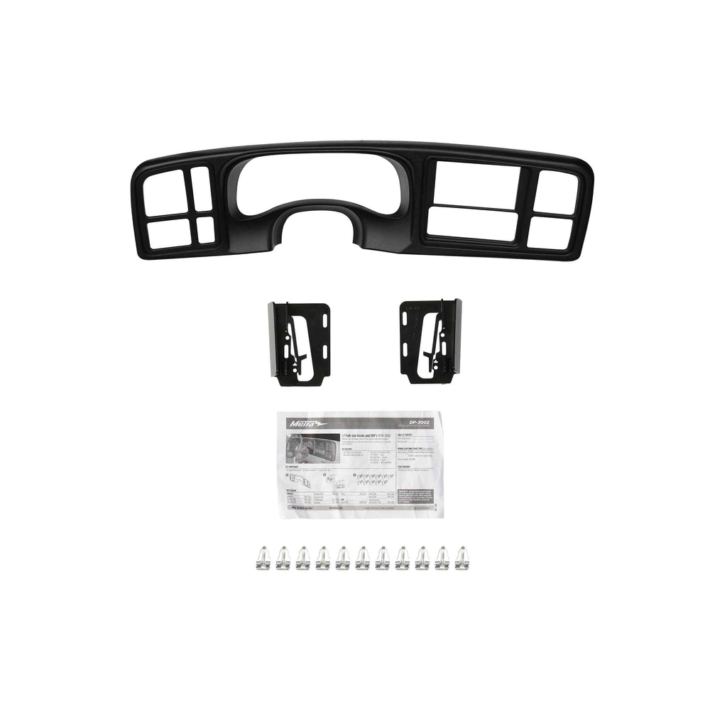 99-02 GM FULL-SIZE TRUCKS AND SUVS REPLACEMENT DASHBOARD PANEL - TEXTURED BLACK