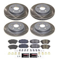 Power Stop 20-22 Toyota Corolla Front and Rear Semi-Coated Rotor Kit