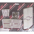 Universal Pedal Kits Grooved Polished
