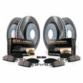 Power Stop 11-12 Honda Accord Front and Rear Semi-Coated Rotor Kit