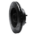 R1 67-74 Buick Gran Sport Front Left Drilled & Slotted Black Brake Rotor