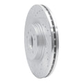 R1 05-12 Mercedes-Benz G55 AMG Front Left Slotted Black Brake Rotor